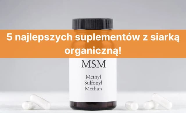 Suplement MSM - co to jest i jak może poprawić zdrowie stawów